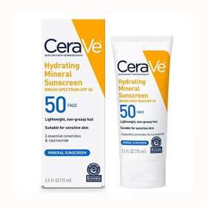 CERAVE HYDRATING MINERAL SUN SCREEN SPF 50