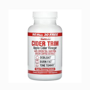 DIET WORKS CIDER TRIM APPLE CIDER CAPSULES 120'S