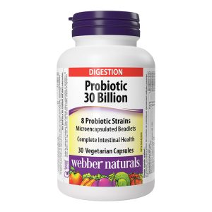 DIGESTION PROBIOTIC 30 BILLION VEGIE CAPSULES 30'S