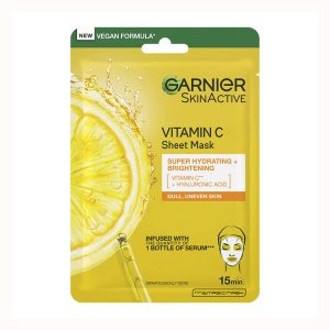 GARNIER SKINACTIVE VITAMIN C SHEET MASK 28G
