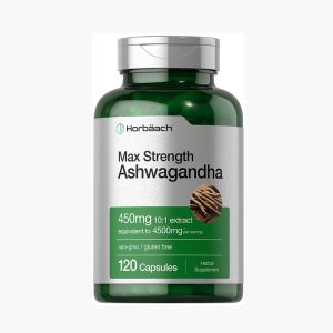 HORBAACH MAX STRENGTH ASHWAGANDHA 450MG CAPSULES 120'S