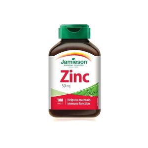 JAMIESON ZINC 50MG TABLETS 100'S