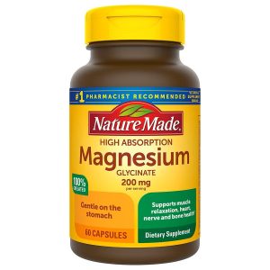 NATURE'S MADE MAGNESIUM GLYCINATE 200MG CAPSULES 60'S