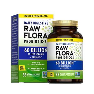 RAW FLORA PREBIOTIC CAPSULES 60'S