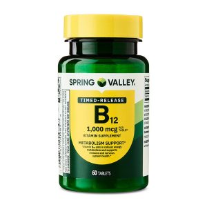 SPRING VALLEY B12 1000MCG TABLETS 60'S