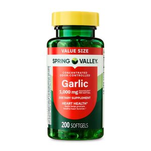 SPRING VALLEY GARLIC SOFTGELS 1000MG 200'S