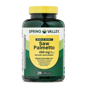 SPRING VALLEY SAW PALMETTO 450MG CAPSULES 200'S