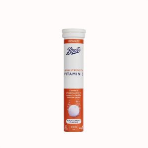 BOOTS EFFERVESCENT VITAMIN C TABLETS 20'S