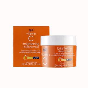 BOOTS VITAMIN C BRIGHTENING SLEEPING MASK NIGHT 50ML