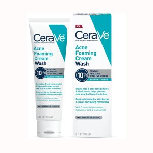 CERAVE ACNE FOAMING CREAM WASH 10%
