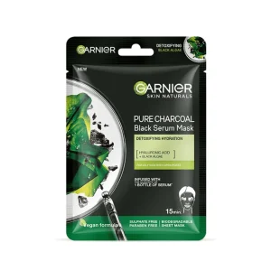 GARNIER PURE CHARCOAL BLACK SHEET MASK 28G