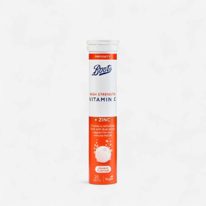 BOOTS EFFERVESCENT VITAMIN C + ZINC TABLETS 20'S