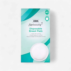 ASDA MATERNITY DISPOSABLE BREAST PADS 40'S