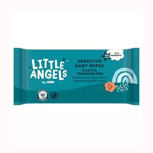 LITTLE ANGELS SENSITIVE BABY WIPES 60'S