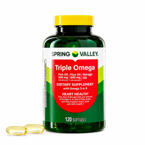 SPRING VALLEY TRIPLE OMEGA 3-6-9 SOFTGELS 120'S