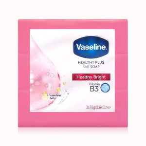 VASELINE HEALTHY BRIGHT B3 75G BAR SOAP 3'S