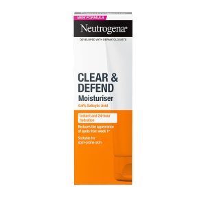 NEUTROGENA CLEAR & DEFEND MOISTURISER 50ML